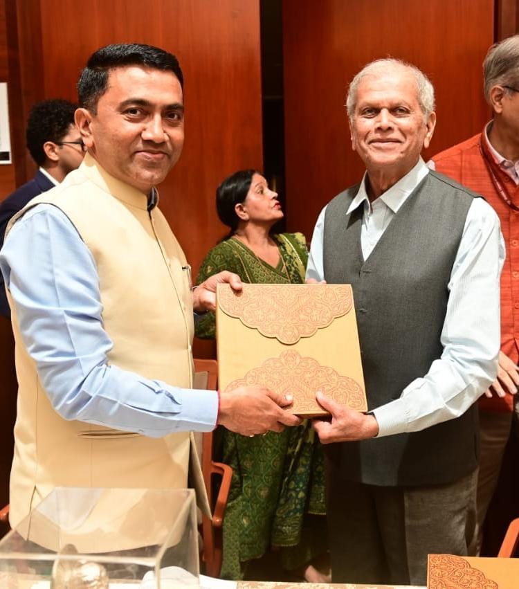 Felicitation by Chief Minister of Goa